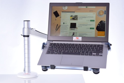 Podstawka do laptopa na długim ramieniu - uchwyt na biurko